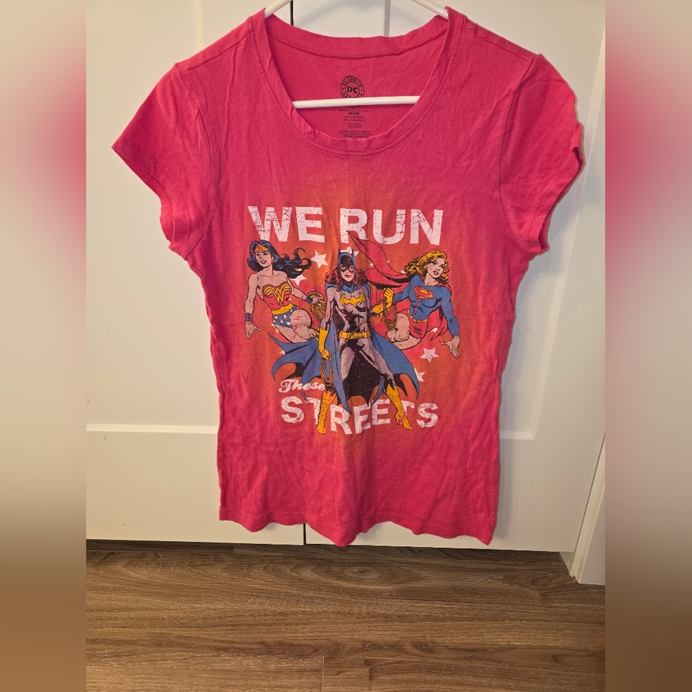 DC Comics Originals Pink Cotton T-Shirt